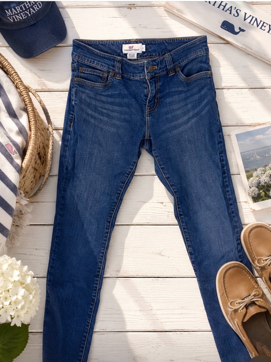 Vineyard Vines Denim - * Vineyard Vines Medium Wash Skinny Jeans Size 0 Preppy Coastal Denim